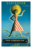 Pan American: Caribbean by Clipper  c1958