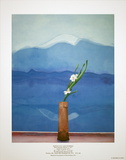 Mount Fuji and Flowers