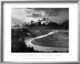 Tetons and The Snake River  Grand Teton National Park  c1942
