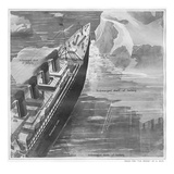 Titanic Hitting Iceberg