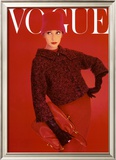 Vogue Cover  Red Rose  August 1956