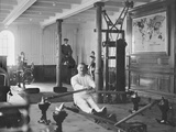 Gymnasium of White Star Liner  RMS Titanic
