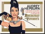 Audrey Hepburn-Breakfast at Tiffany\'s Gold One-Sheet