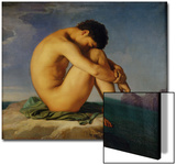 Jeune Homme nu Assis  c1855