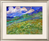 Wheatfield and Mountains  c1889