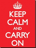 Keep Calm and Carry On-Red