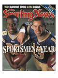 St Louis Rams Marshall Faulk and Kurt Warner - December 25  2000