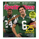 New York Jets Darrelle Revis and Mark Sanchez - June 21  2010