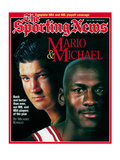 Chicago Bulls' Michael Jordan & Pittsburgh Penguins Mario Lemieux - May 13  1996