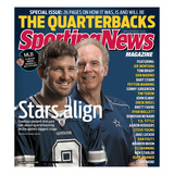 Dallas Cowboys Tony Romo and Roger Staubach - August 2  2010