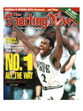 Michigan State Spartans' Mateen Cleaves - National Champions - April 10  2000