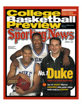 Duke Blue Devils Shane Battier  Chris Duhon and Mike Krzyzewski - November 13  2000