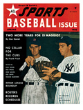 New York's Joe DiMaggio and Boston's Ted Williams - 1950 Street and Smith's