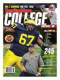 Michigan Wolverines DT Terrance Taylor and Coach Rich Rodriguez - Yearbook - May 22  2008