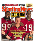 Tampa Bay Buccaneers Warren Sapp  Brad Johnson and Keyshawn Johnson - July 23  2001