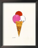Ice Cream Dessert  c1959 (Red  Pink and White)