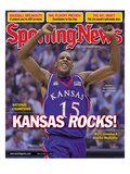 Kansas Jayhawks' Mario Chalmers - National Champions - April 14  2008