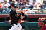 Scottsdale  AZ - March 27: Los Angeles Angels of Anaheim v San Francisco Giants - Albert Pujols
