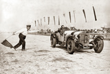 Christian Werner During a Race at the Nuerburgring  1928