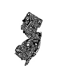 Typographic New Jersey