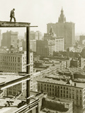 Construction of a Skyscraper in New York  1928
