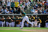 Phoenix  AZ - March 10: Cincinnati Reds v Oakland Athletics - Yoenis Cespedes