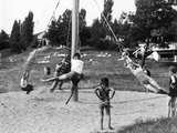 Children Playing at a Playground  1936