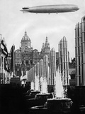 Zeppelin over Barcelona  1929