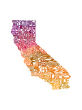 Typographic California Warm