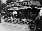 Sidewalk Cafe in Tangier  1934