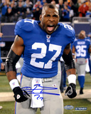 Brandon Jacobs Giants Blue Jersey Pre Game 