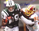 Jerricho Cotchery Stiff Arm vs Redskins Horizontal Photo