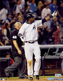Marcus Thames Walk Off Home Run vs Sox Bat Raised Vertical