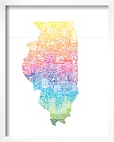 Typographic Illinois Spring