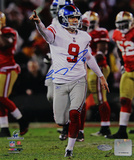 Lawrence Tynes Celebrating vs San Francisco Vertical Photo
