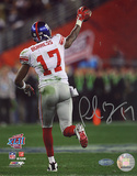 Plaxico Burress SB XLII Running Down Field After TD graph Autographed Photo (H& Signed Collectable)