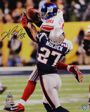 Hakeem Nicks SB XLVI Close Up Catch vs Molden Signed Photo