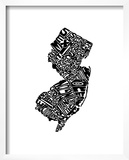 Typographic New Jersey