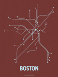 Boston (Maroon & Pale Blue)