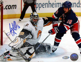 Ryan Miller Kick Save vs Sean Avery Signed