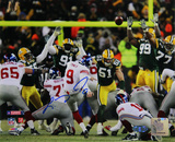 Lawrence Tynes Kick vs Green Bay Horizontal Photo