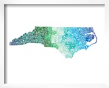 Typographic North Carolina Cool