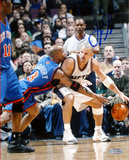 Jason Kidd Nets vs Marbury Single Signed by Kidd