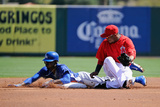 Tempe  AZ - March 10: San Francisco Giants v Los Angeles Angels of Anaheim - Shane Loux
