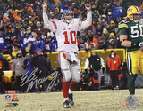 Eli Manning Arms Raised NFC Championship Game Horizontal