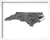 Typographic North Carolina