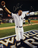Alex Rodriguez Arms Raised 2009 WS Celebration Vertical