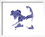 Typographic Cape Cod Navy