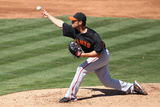Tempe  AZ - March 10: San Francisco Giants v Los Angeles Angels of Anaheim - Jorge Cantu