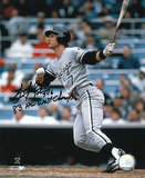 Scott Fletcher White Sox with 83 AL West Champs Inscription